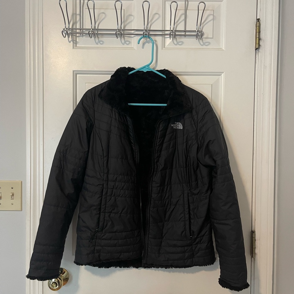 The North Face Black Insulated Jacket/reversible
